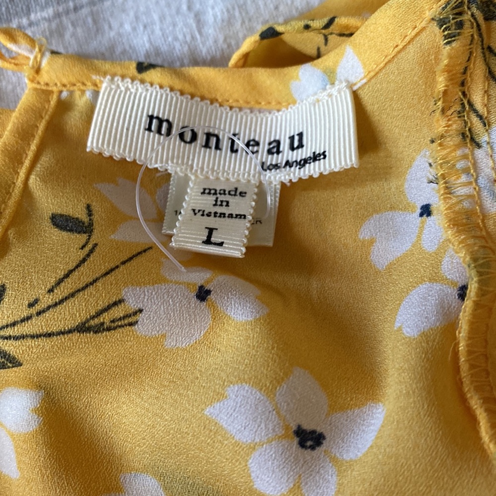 Monteau los Angeles Blouse Size L - Picture 5 of 5